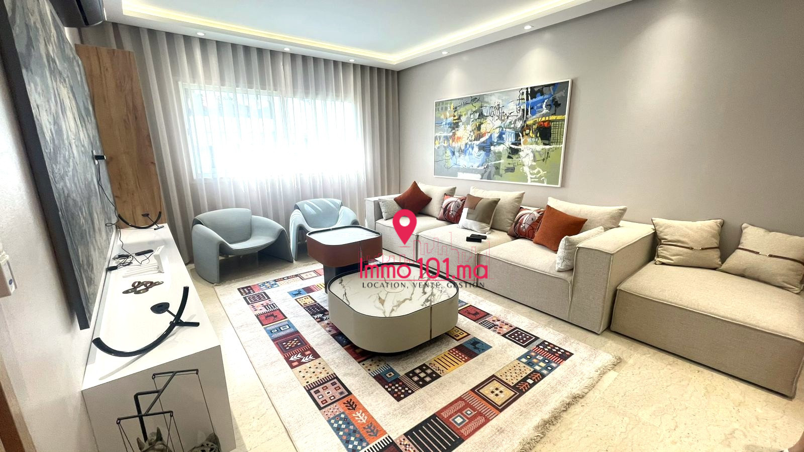 Location appartement meublé à Hay Riad SILAM2248